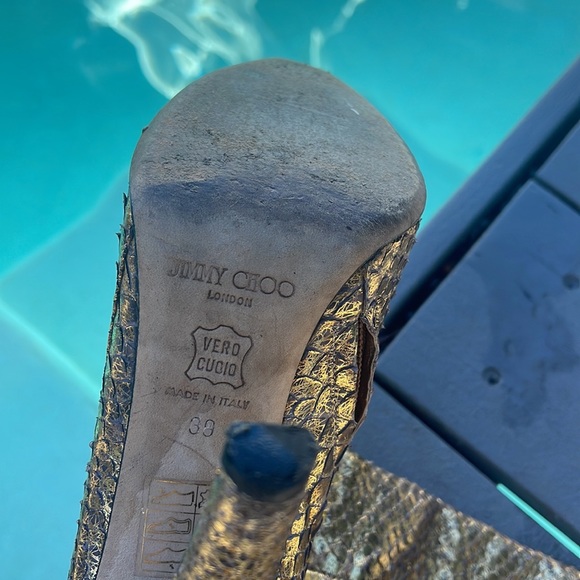 Jimmy Choo python boots size 39 - Picture 10 of 10